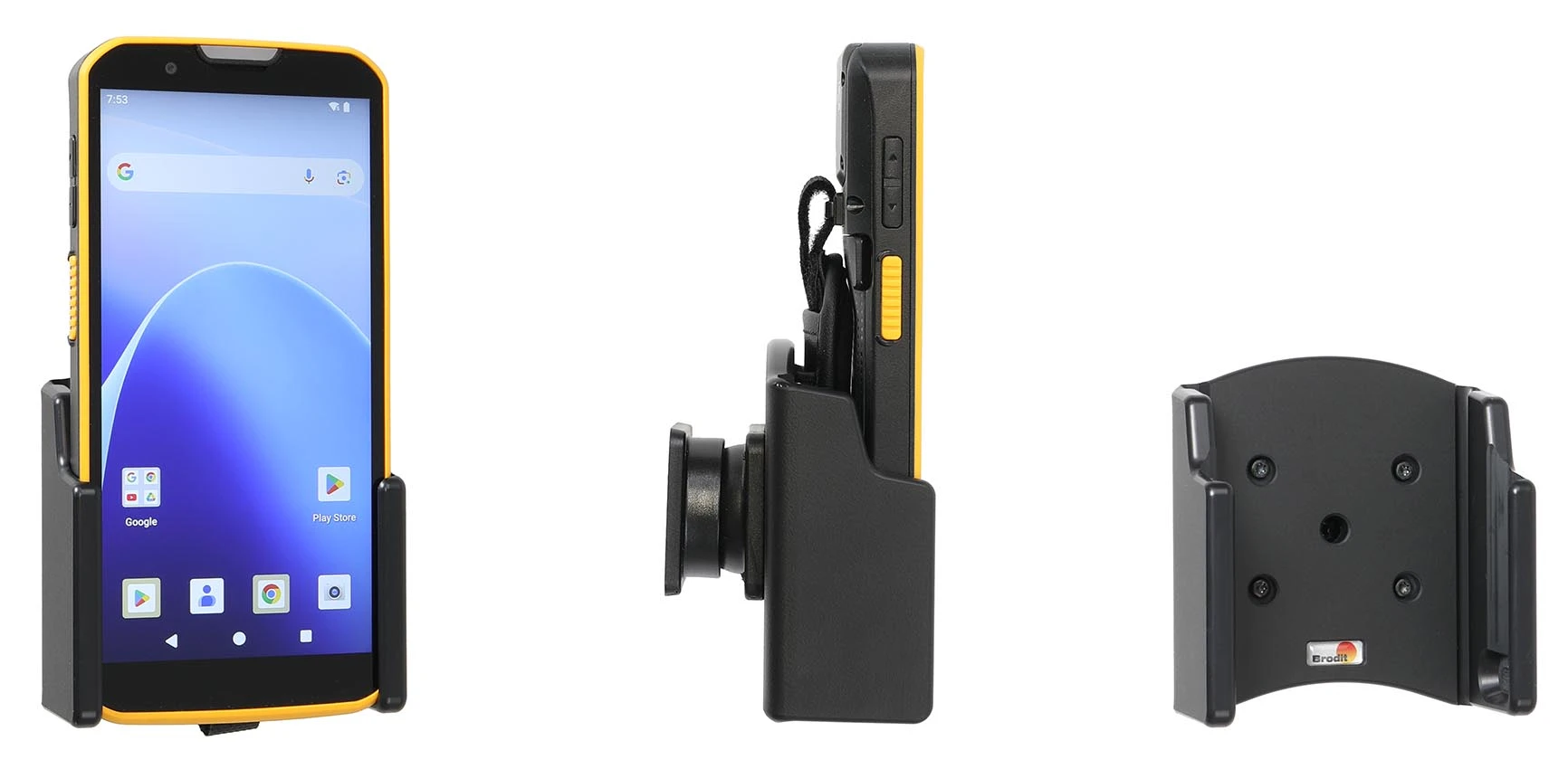 Passive holder with tilt swivel