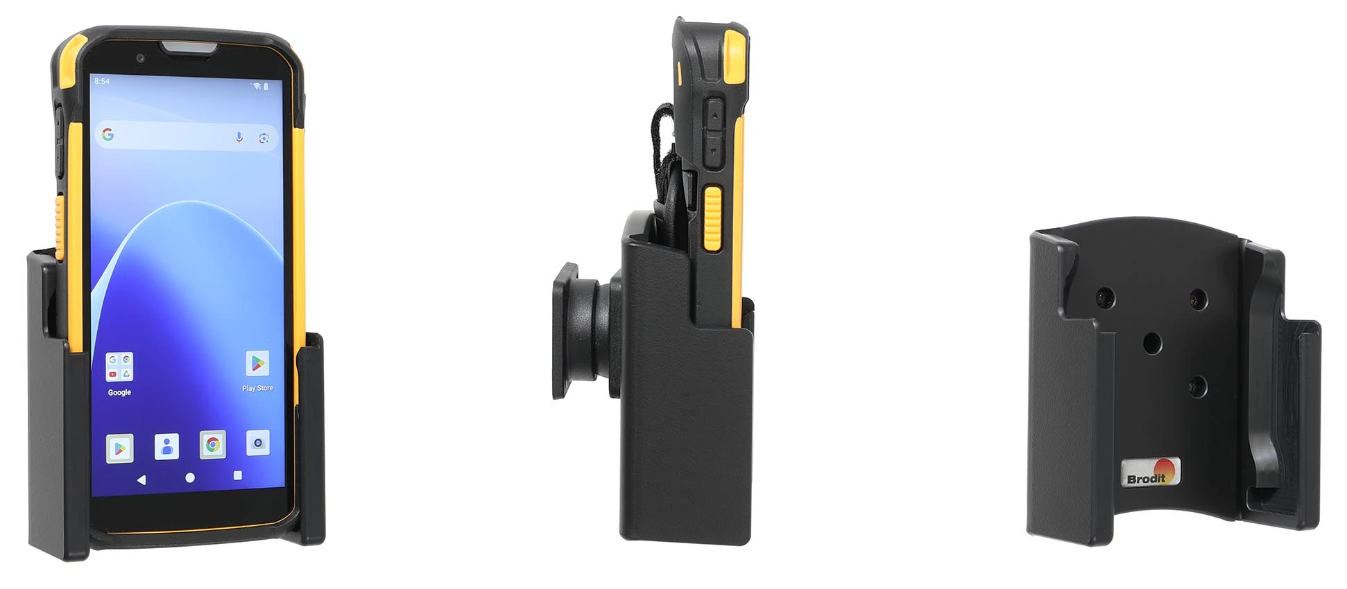 Passive holder with tilt swivel