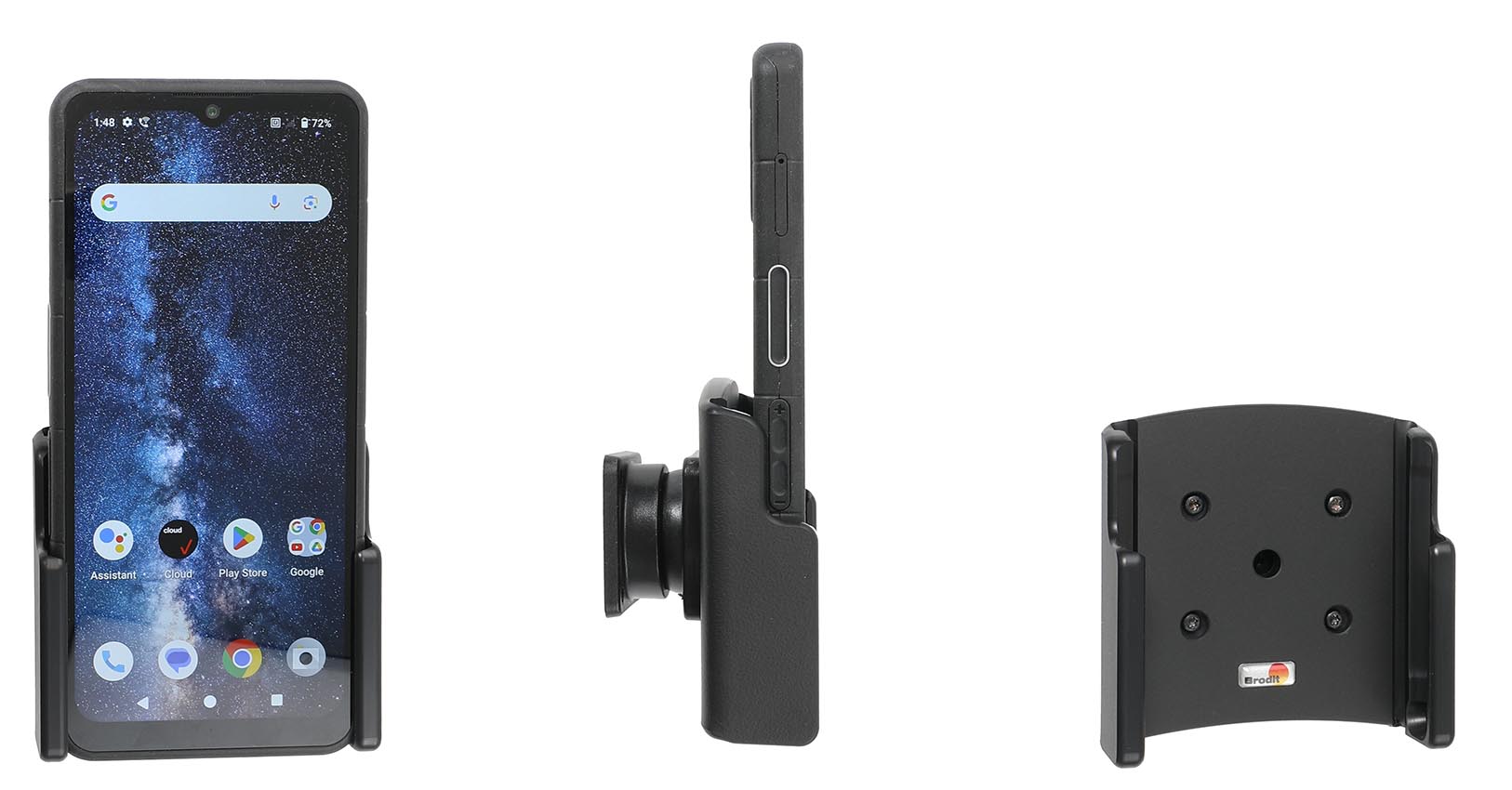 Passive holder with tilt swivel