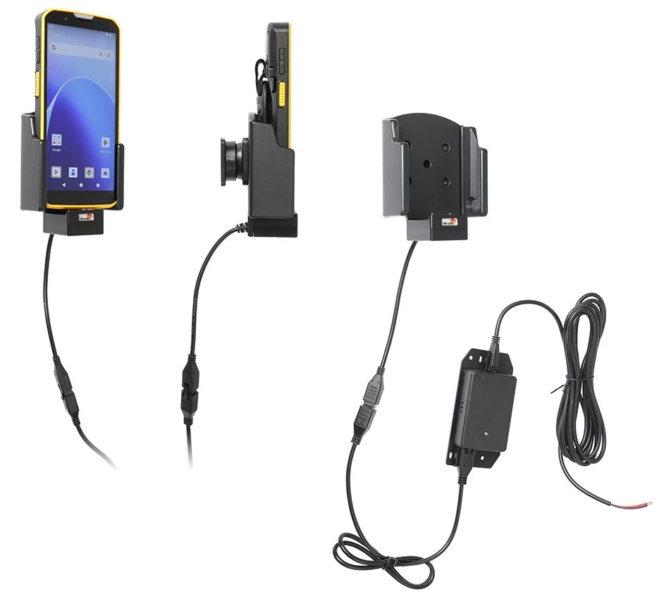 Active holder for fixed installation