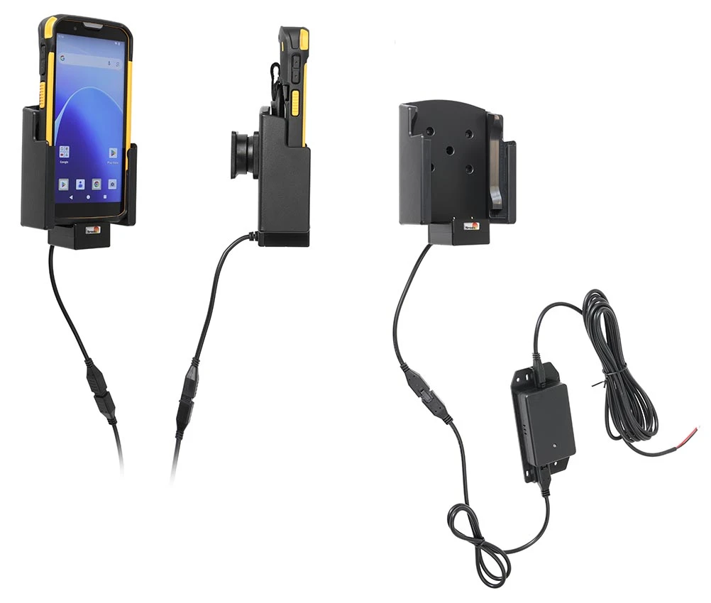 Active holder for fixed installation