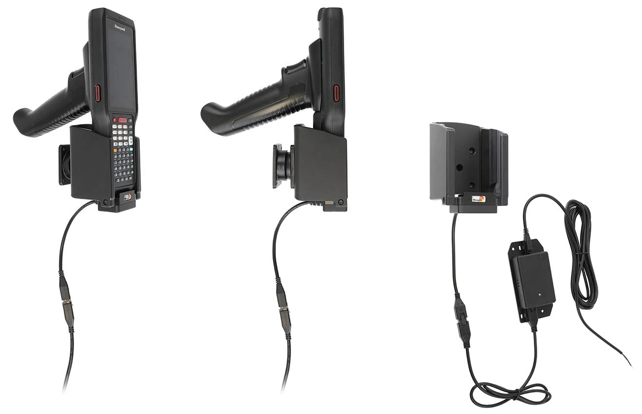 Active holder for fixed installation