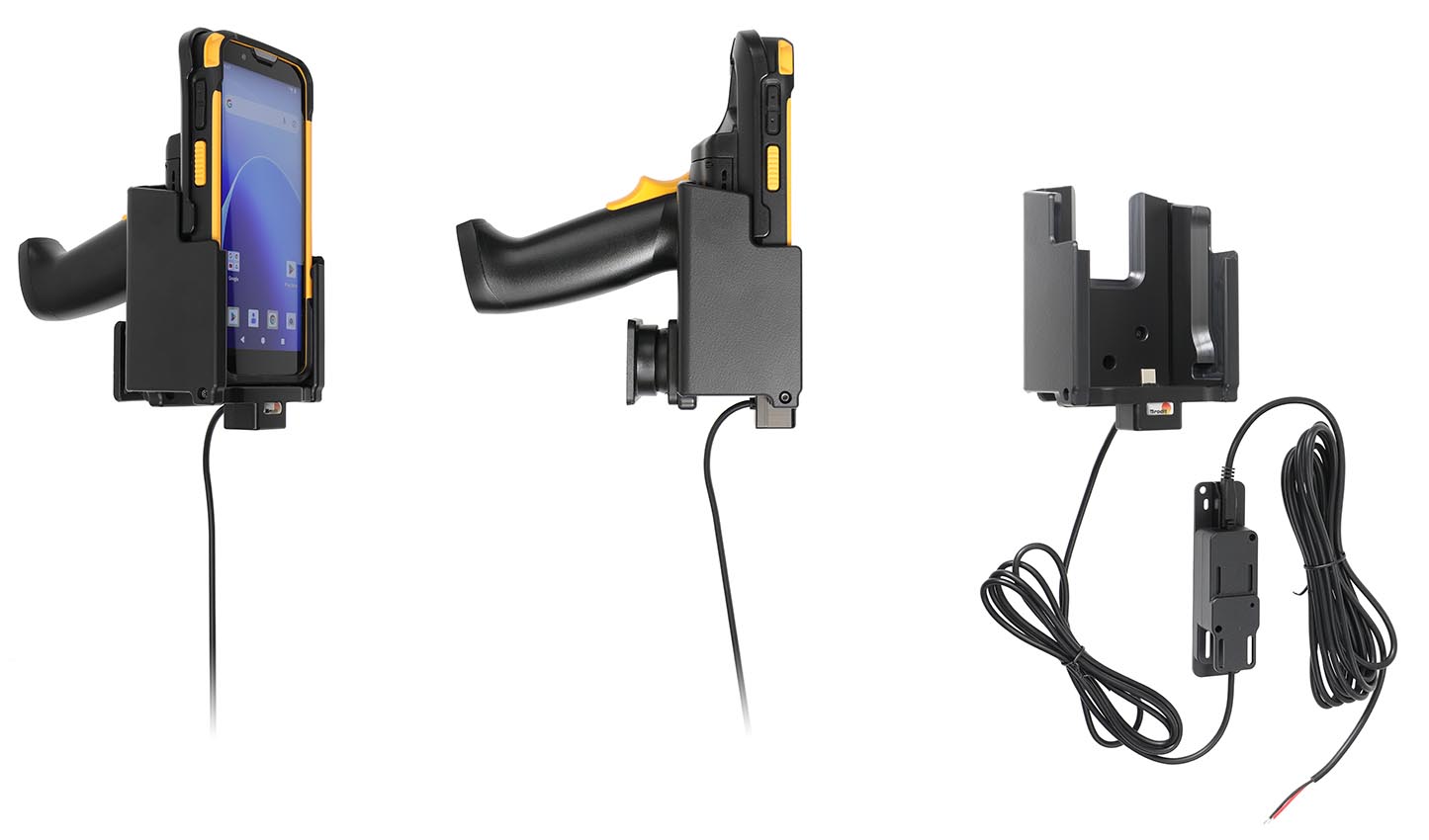 Active holder for fixed installation
